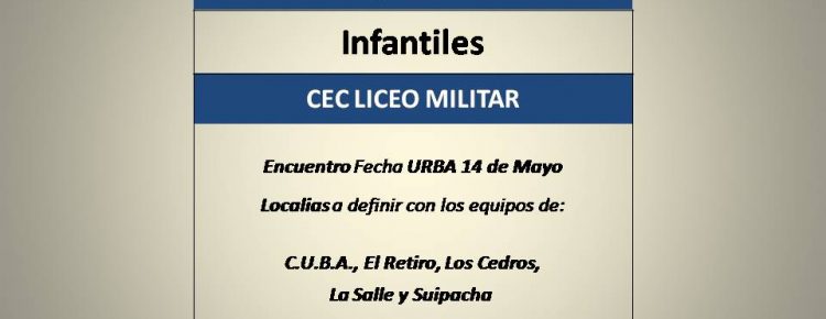Fixture INFANTILES